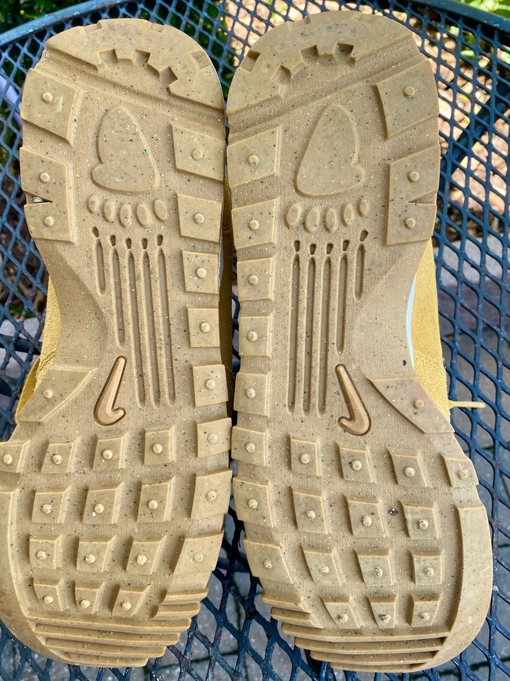 Nike High-Top Suede Sneakers in Wheat/Tan